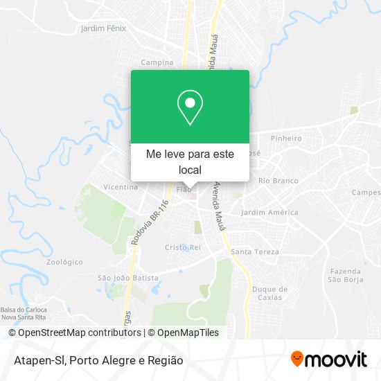 Atapen-Sl mapa