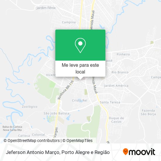 Jeferson Antonio Março mapa