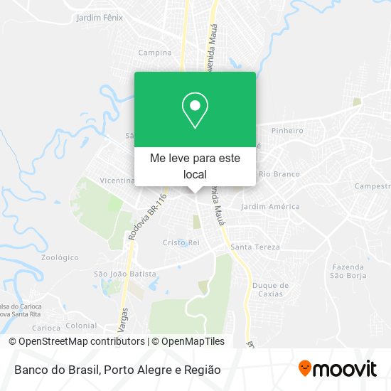 Banco do Brasil mapa