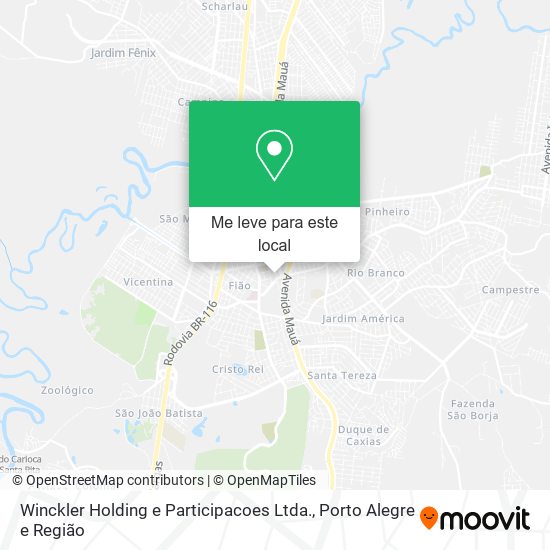 Winckler Holding e Participacoes Ltda. mapa