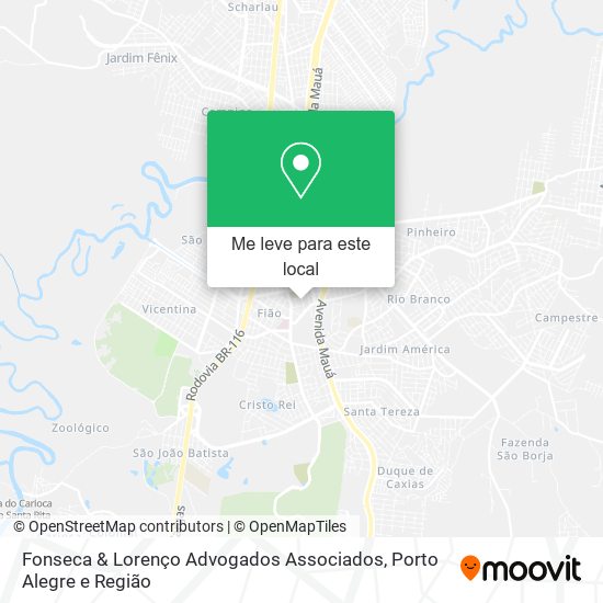 Fonseca & Lorenço Advogados Associados mapa