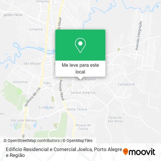 Edificio Residencial e Comercial Joelca mapa