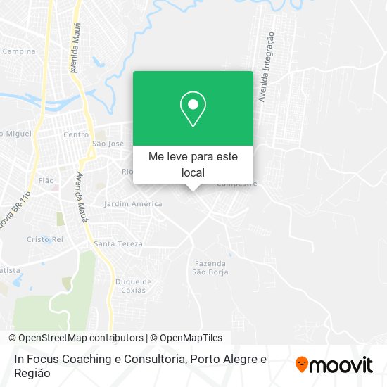 In Focus Coaching e Consultoria mapa