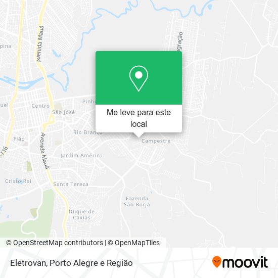Eletrovan mapa