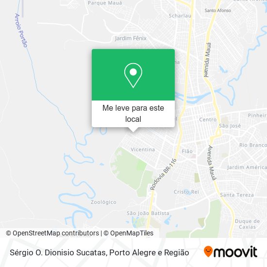 Sérgio O. Dionisio Sucatas mapa