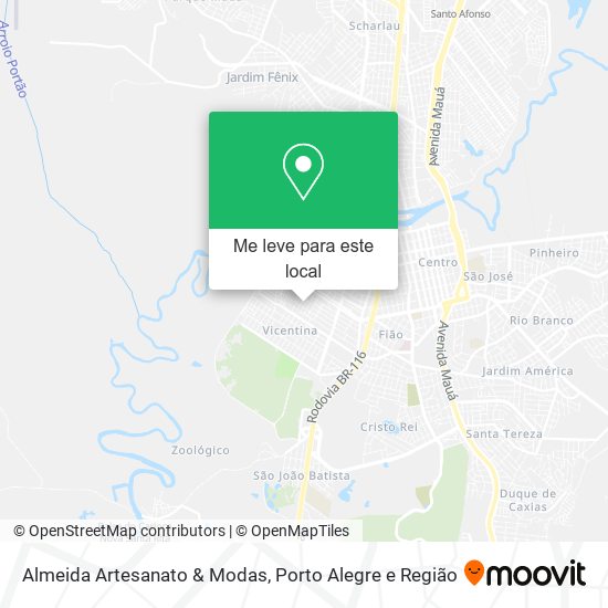 Almeida Artesanato & Modas mapa