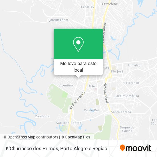 K'Churrasco dos Primos mapa