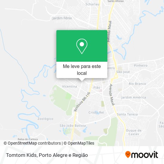 Tomtom Kids mapa