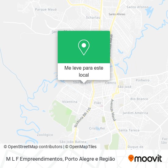 M L F Empreendimentos mapa