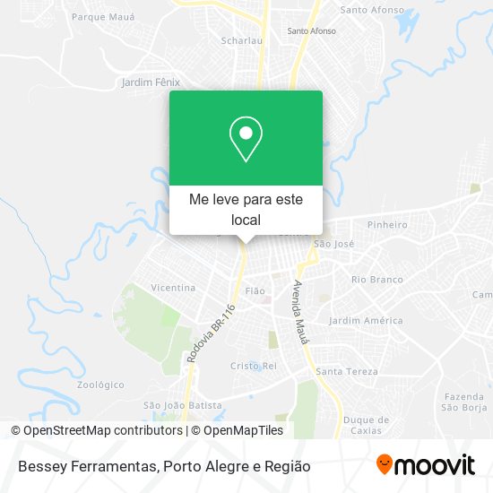 Bessey Ferramentas mapa