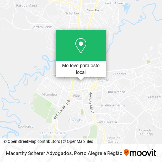 Macarthy Scherer Advogados mapa