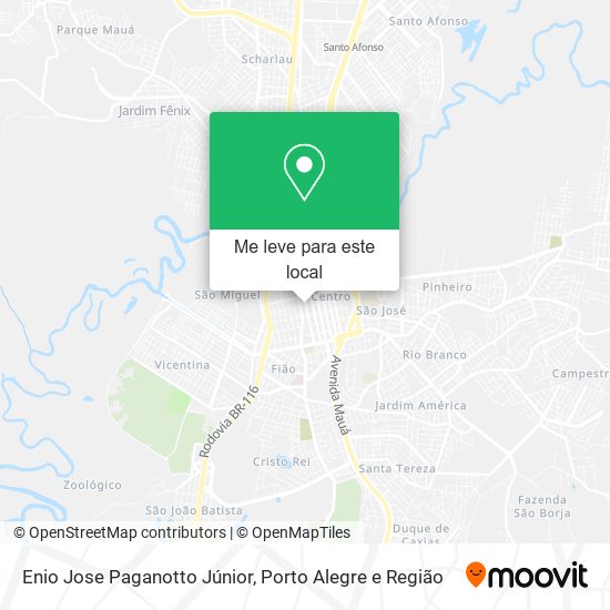 Enio Jose Paganotto Júnior mapa