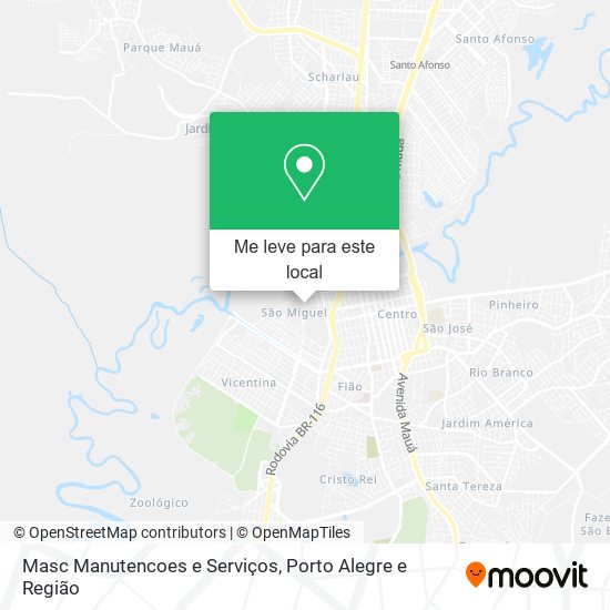 Masc Manutencoes e Serviços mapa