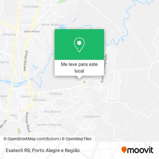 Exatech RS mapa