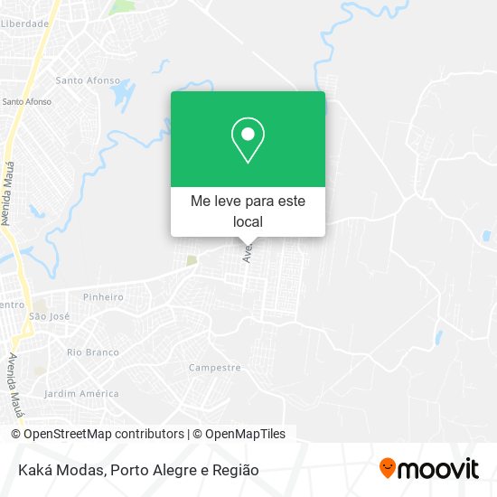 Kaká Modas mapa