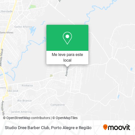 Studio Dree Barber Club mapa