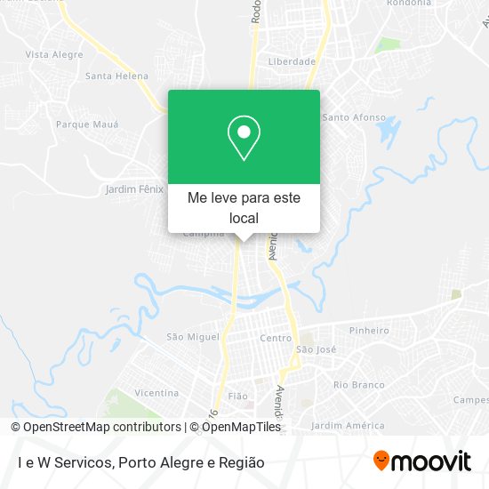 I e W Servicos mapa