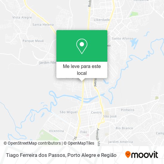 Tiago Ferreira dos Passos mapa
