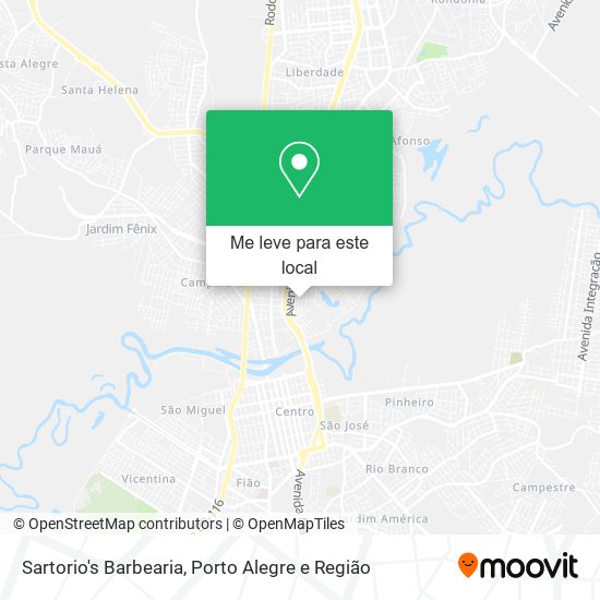 Sartorio's Barbearia mapa