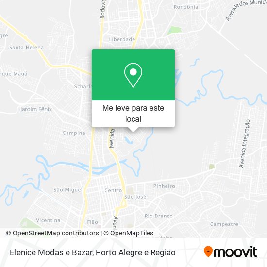 Elenice Modas e Bazar mapa