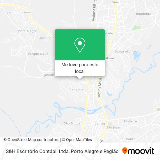 S&H Escritório Contábil Ltda mapa