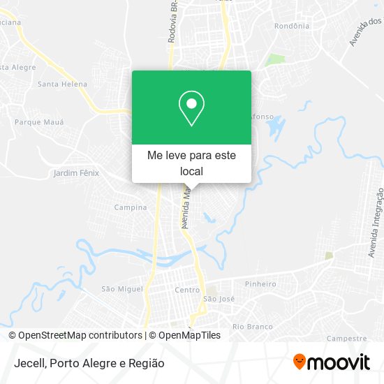 Jecell mapa