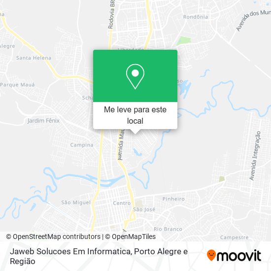 Jaweb Solucoes Em Informatica mapa