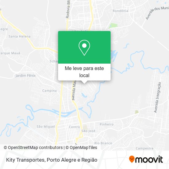 Kity Transportes mapa