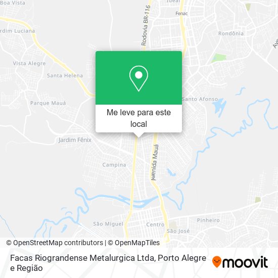 Facas Riograndense Metalurgica Ltda mapa