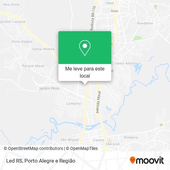 Led RS mapa