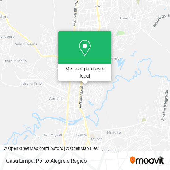 Casa Limpa mapa