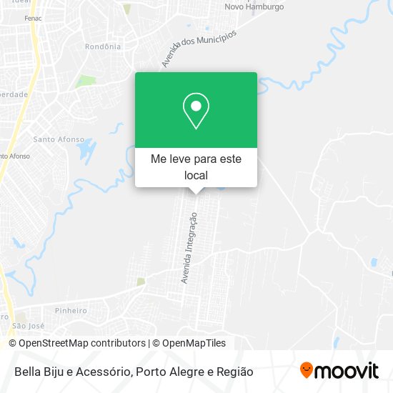 Bella Biju e Acessório mapa
