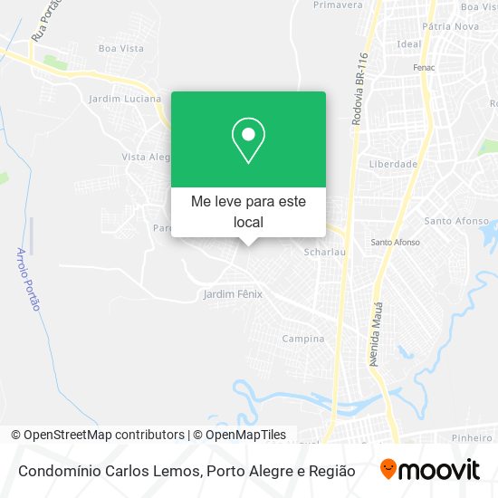 Condomínio Carlos Lemos mapa