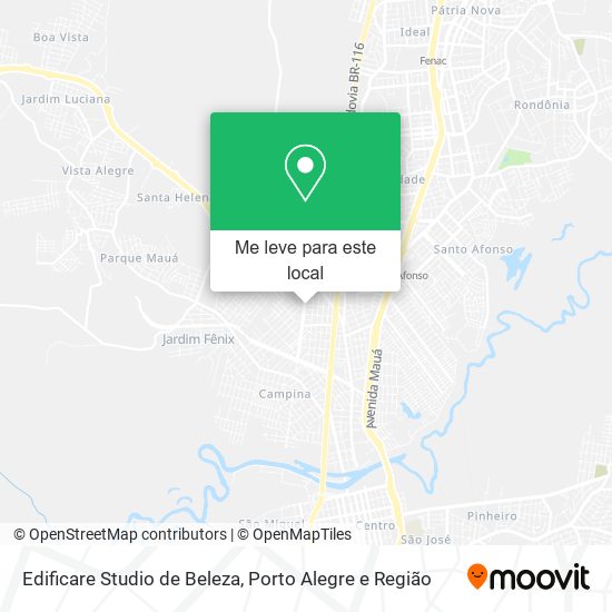 Edificare Studio de Beleza mapa