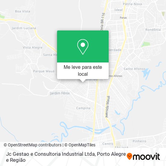 Jc Gestao e Consultoria Industrial Ltda mapa