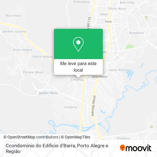 Ccondominio do Edificio d'Barra mapa