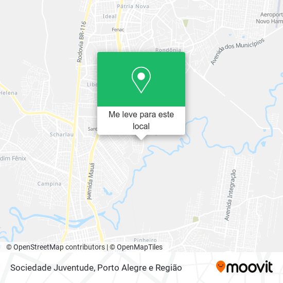 Sociedade Juventude mapa