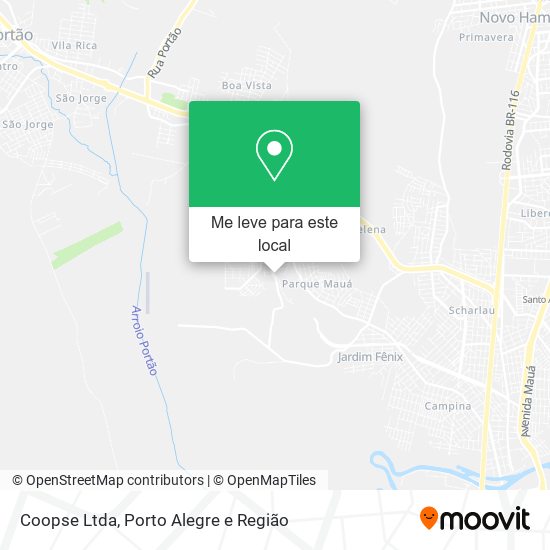 Coopse Ltda mapa