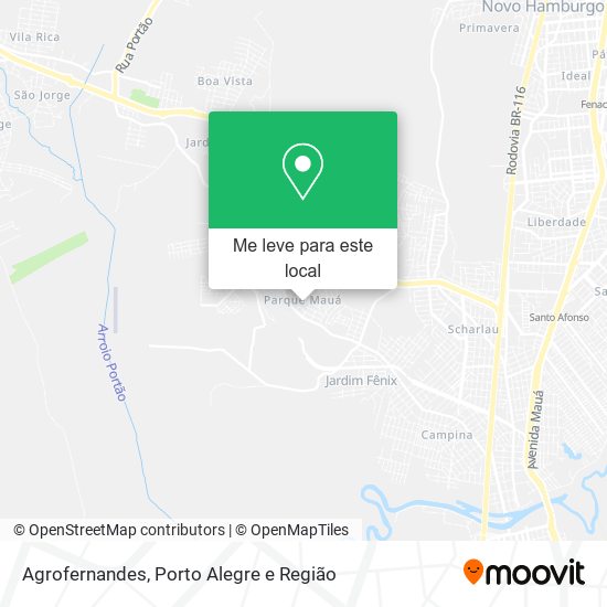 Agrofernandes mapa