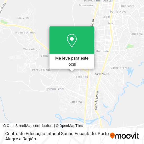 Centro de Educação Infantil Sonho Encantado mapa
