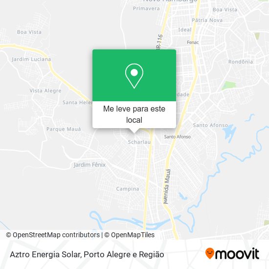 Aztro Energia Solar mapa