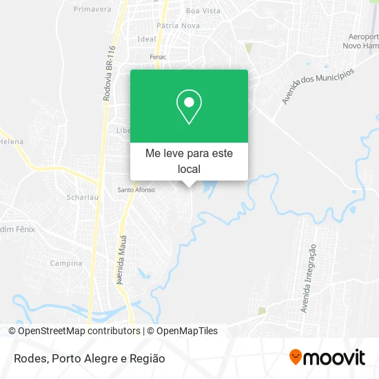 Rodes mapa