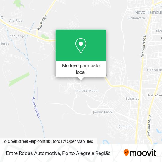 Entre Rodas Automotiva mapa