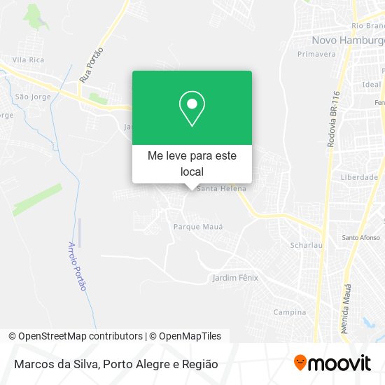 Marcos da Silva mapa