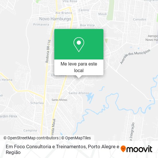 Em Foco Consultoria e Treinamentos mapa
