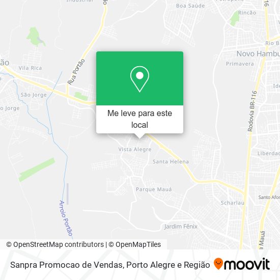 Sanpra Promocao de Vendas mapa