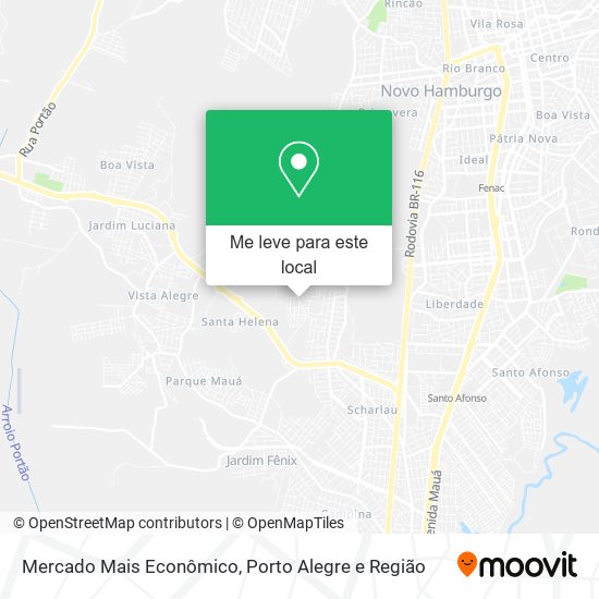 Mercado Mais Econômico mapa