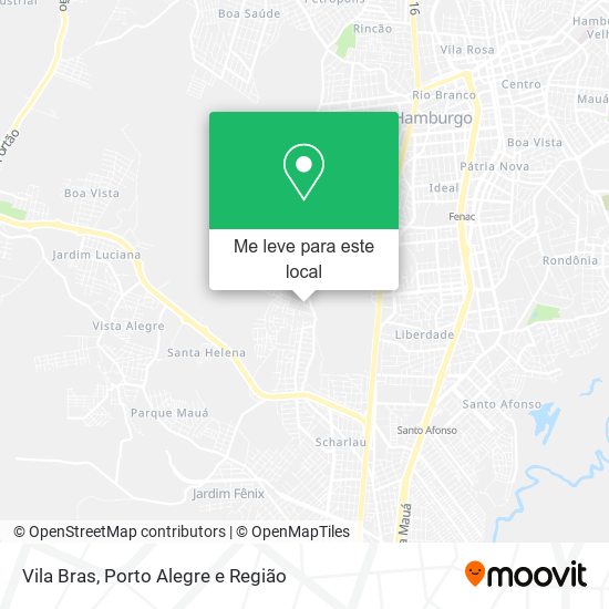 Vila Bras mapa