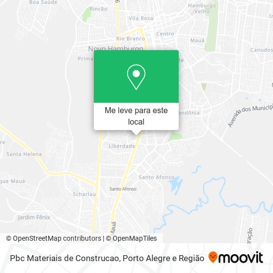 Pbc Materiais de Construcao mapa