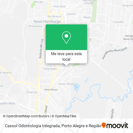 Cassol Odontologia Integrada mapa